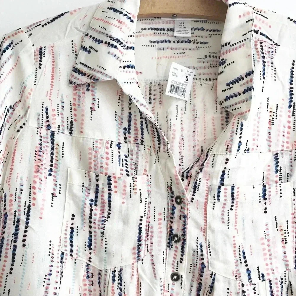NWT Motherhood Maternity Convertible Sleeve Top - Picture 5 of 8